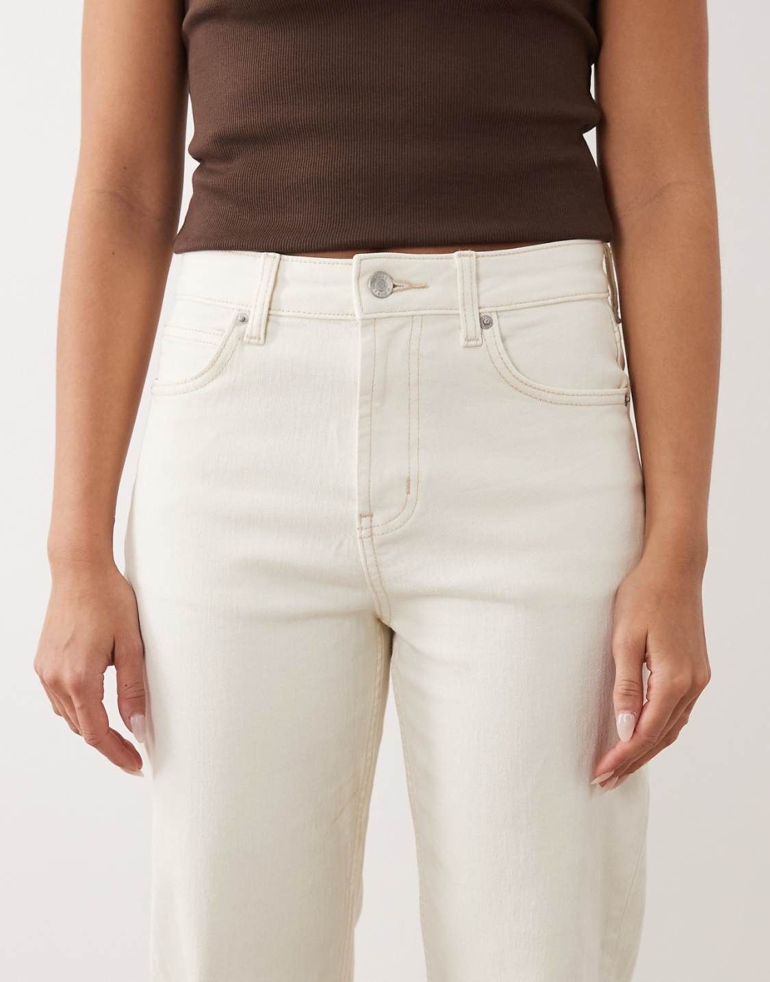 بنطلون جينز نسائي ASOS – أبيض, photo 3