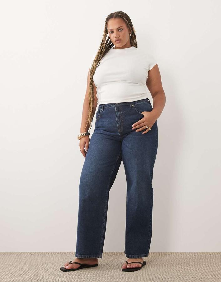 بنطلون جينز نسائي ASOS – أزرق