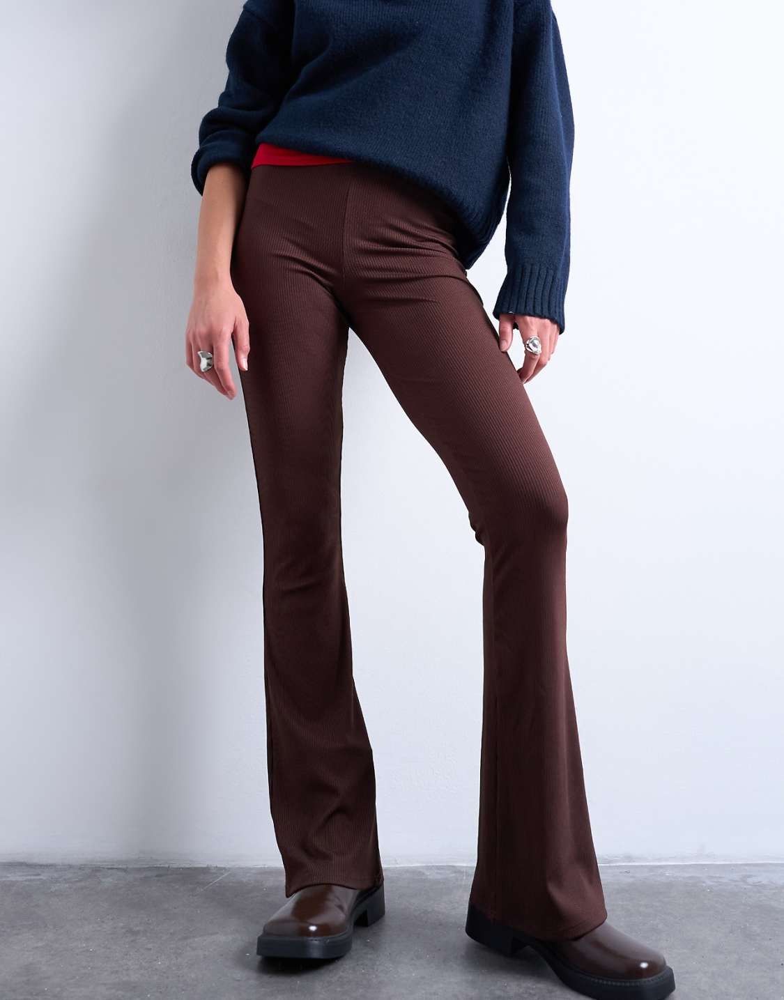 بنطلون شارلستون نسائي Topshop – بني شوكولا, photo 3