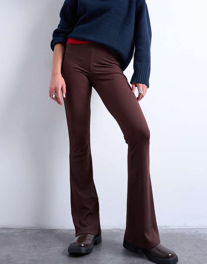 بنطلون شارلستون نسائي Topshop – بني شوكولا, photo 3