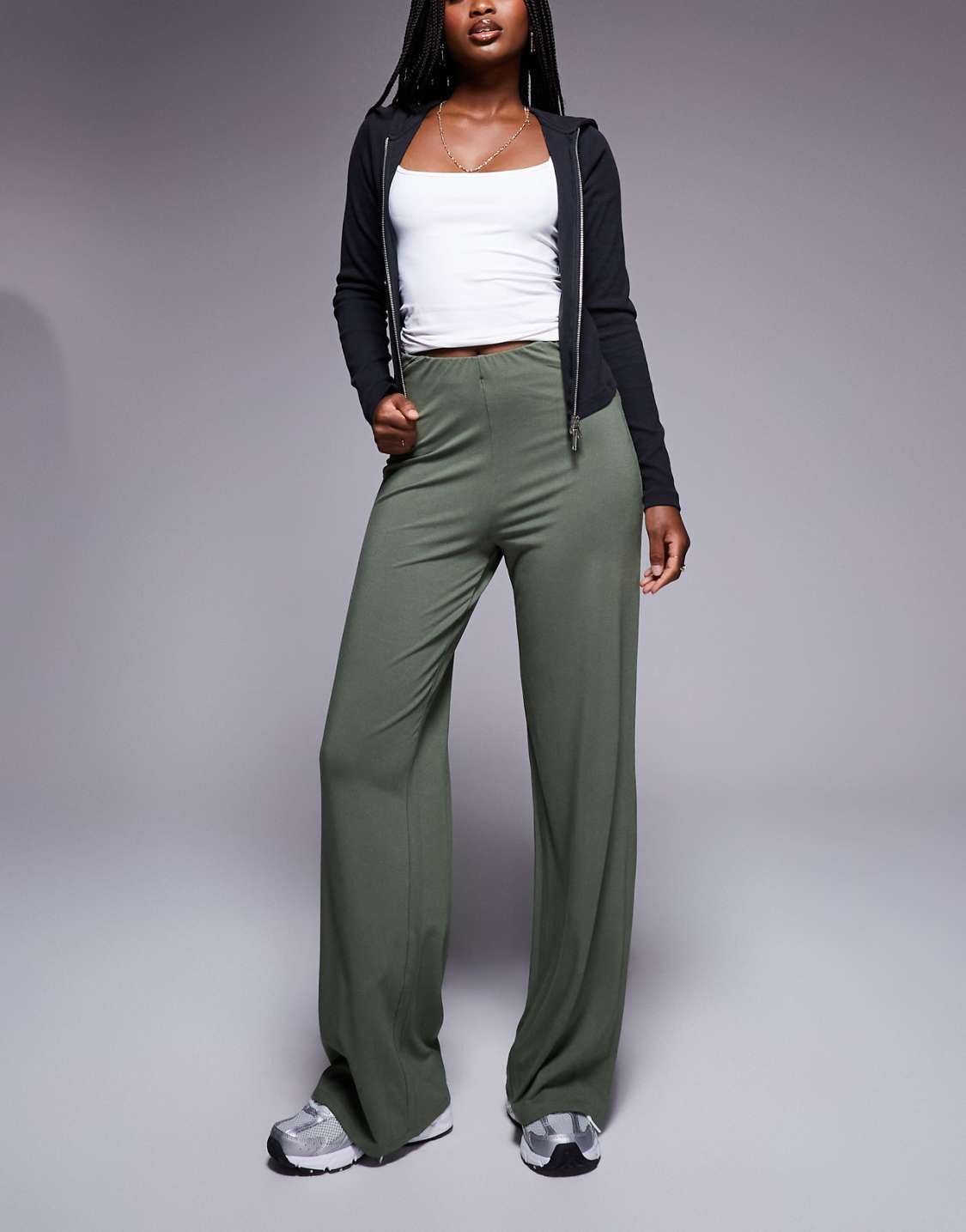 بنطلون واسع نسائي ASOS – كاكي, photo 4