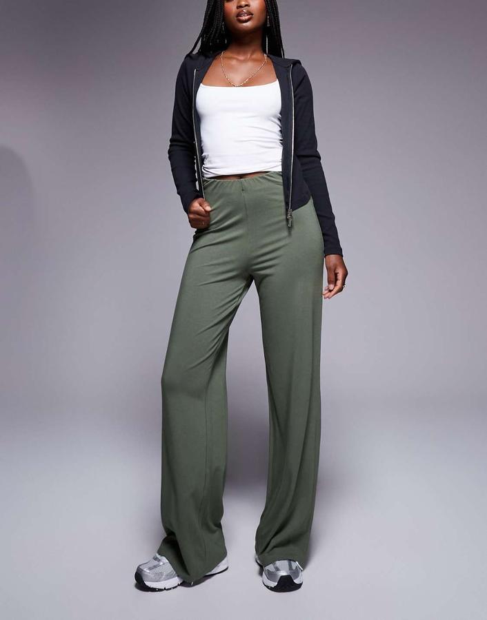 بنطلون واسع نسائي ASOS – كاكي, photo 4