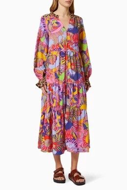 Never Fully Dressed – Flora Lola Tiered Smock Dress