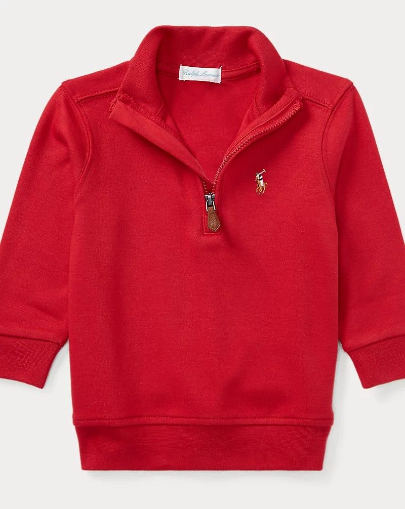 Ralph Lauren Cotton Half-Zip Pullover Save your Wishlist Baby Boy — view 1 of 3
