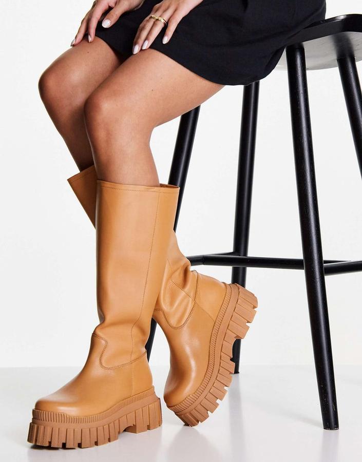 بوت جلد نسائي ASOS – جملي, photo 2