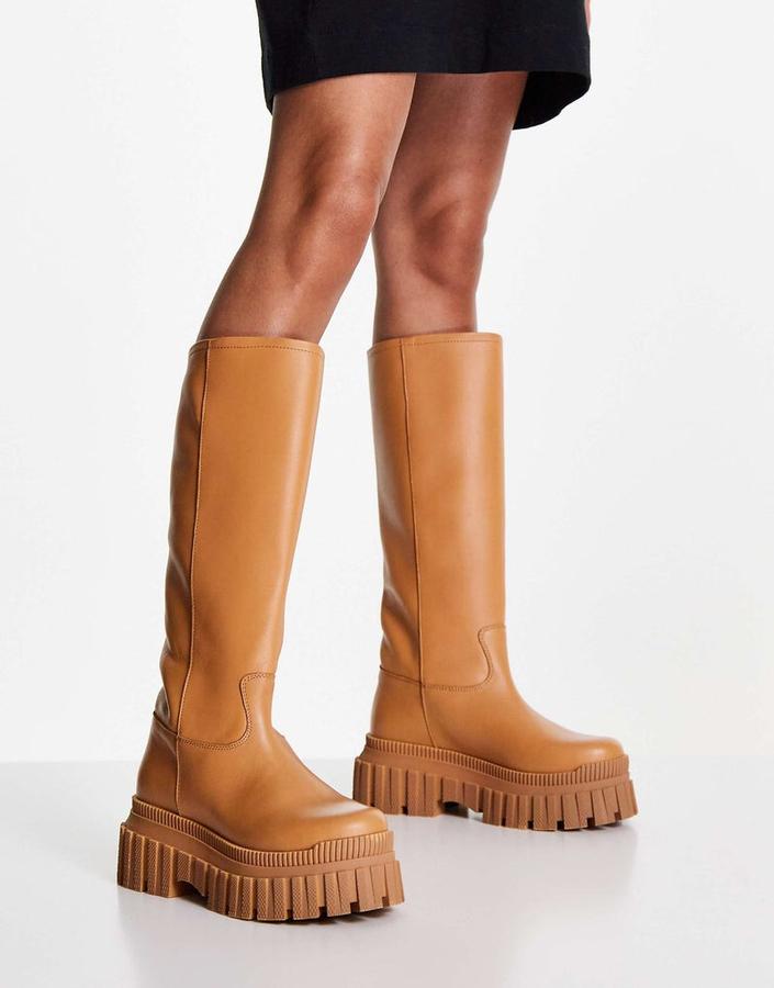 بوت جلد نسائي ASOS – جملي, photo 4