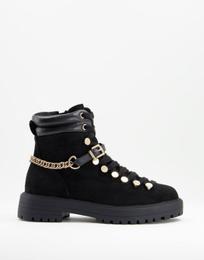 بوت هايكنغ نسائي ASOS – أسود