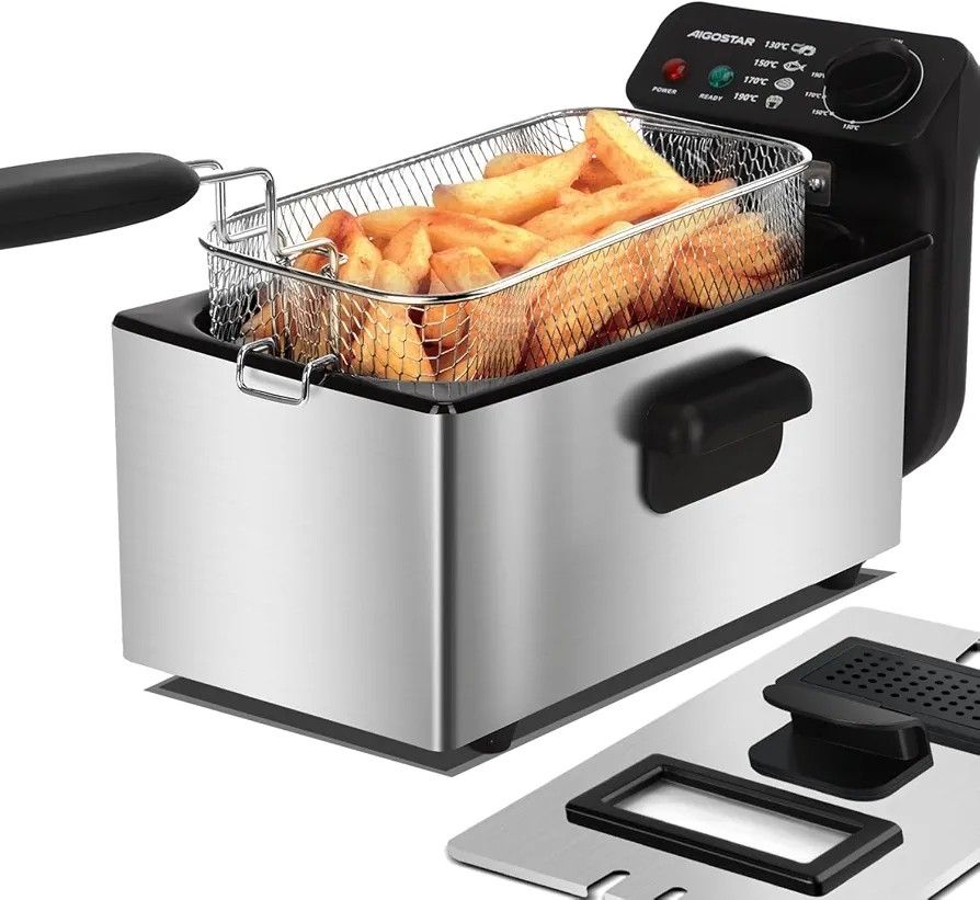 Aigostar Ushas 30HEZ Deep Fryer 2200Watts Capacity 3 Litres with Window — view 1 of 5