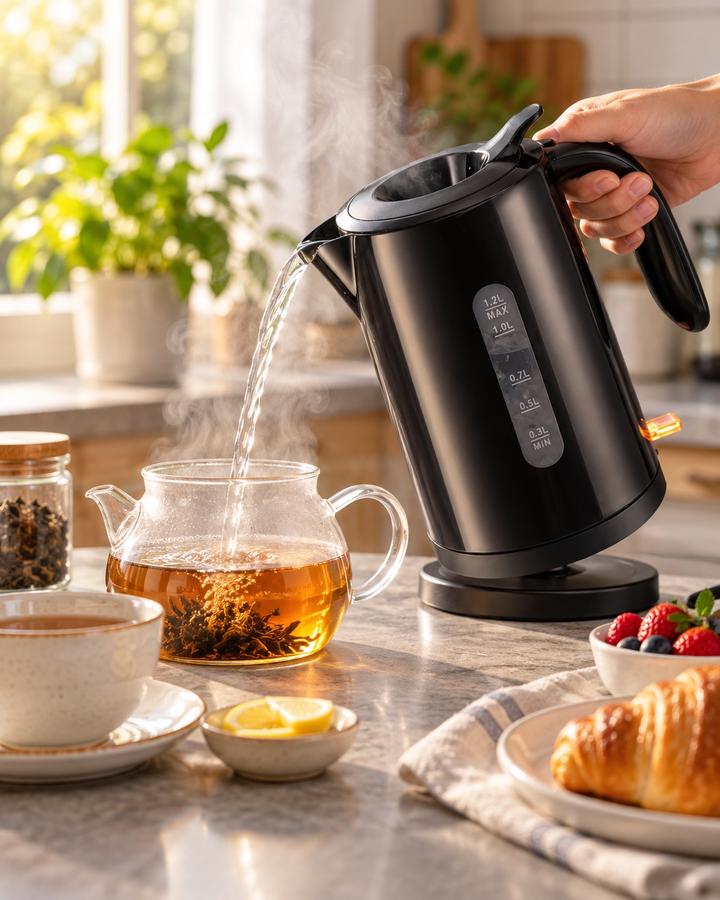 غلاية كهربائية لاسلكية StarQ، 1.2 لتر، 2200 واط, photo 3