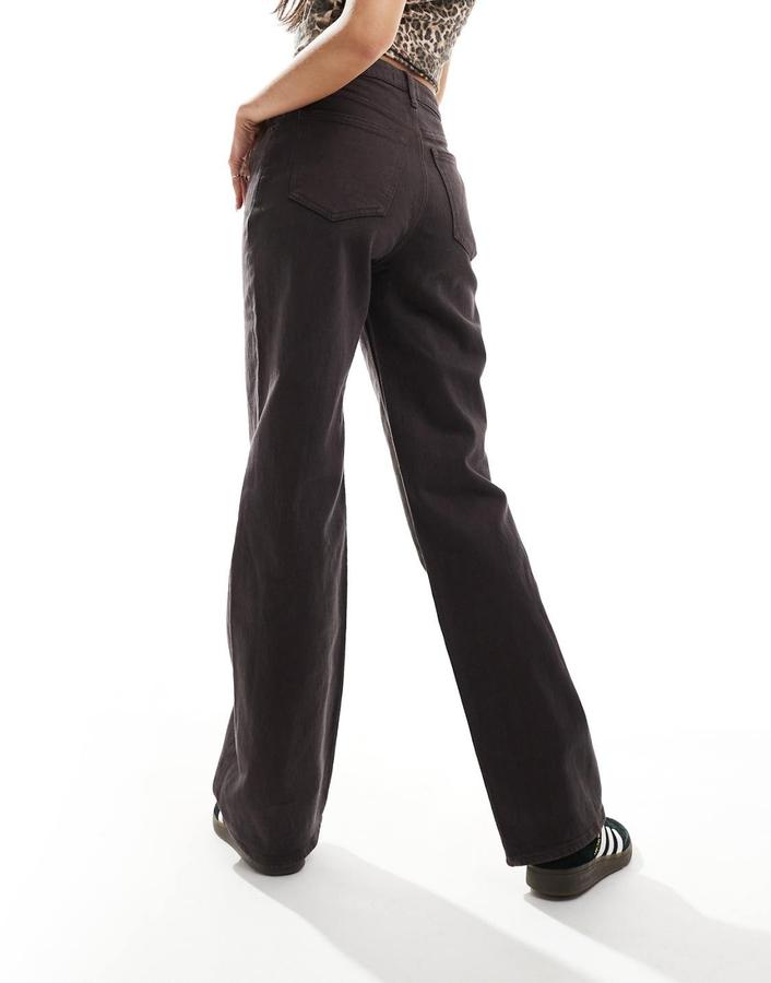 بنطلون جينز نسائي ASOS – بني شوكولا, photo 2