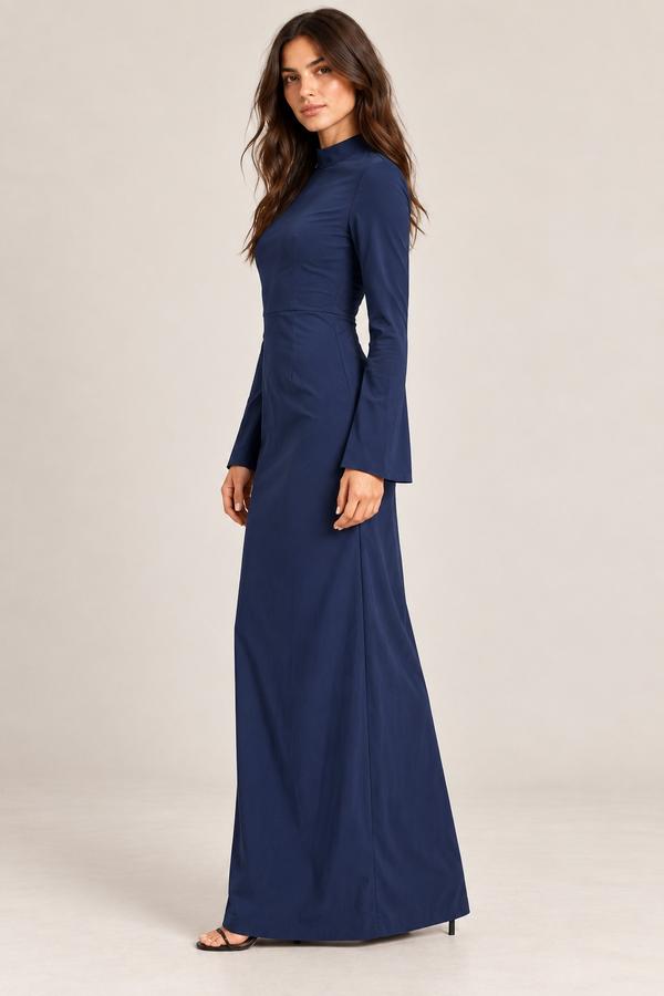 فستان ماكسي نسائي ASOS – كحلي, photo 2