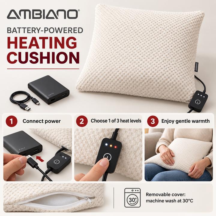 وسادة تدفئة تعمل بالبطارية من Ambiano, photo 2