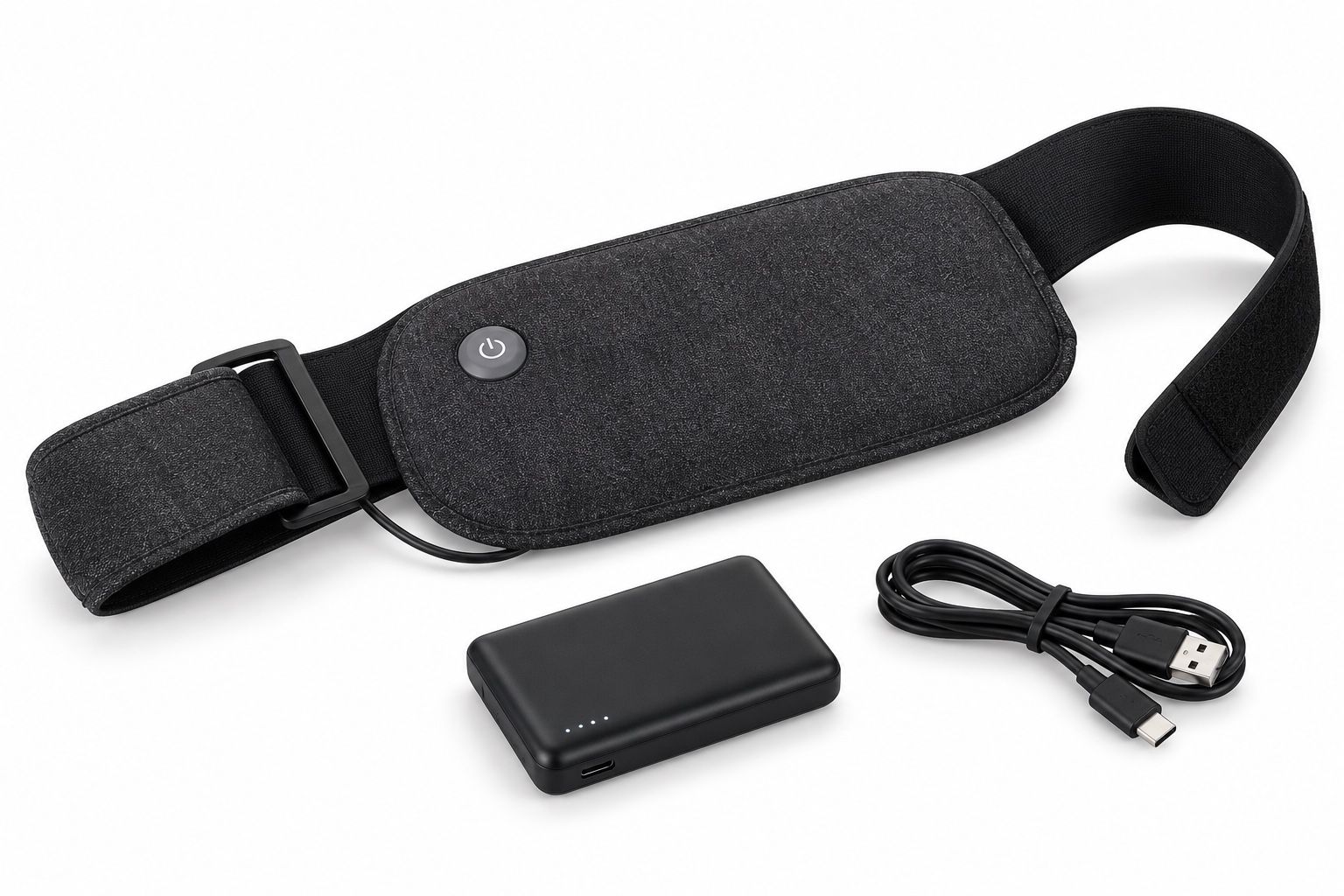 Ambiano Cordless Heated Waist Belt with Rechargeable Battery