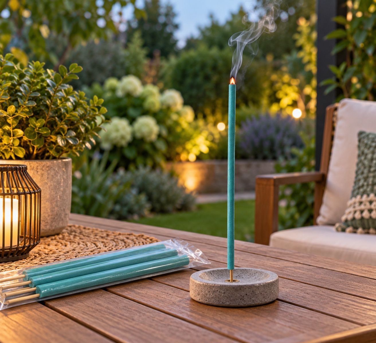 Ambiance Teal Garden Incense Sticks – 4 Pieces, photo 2