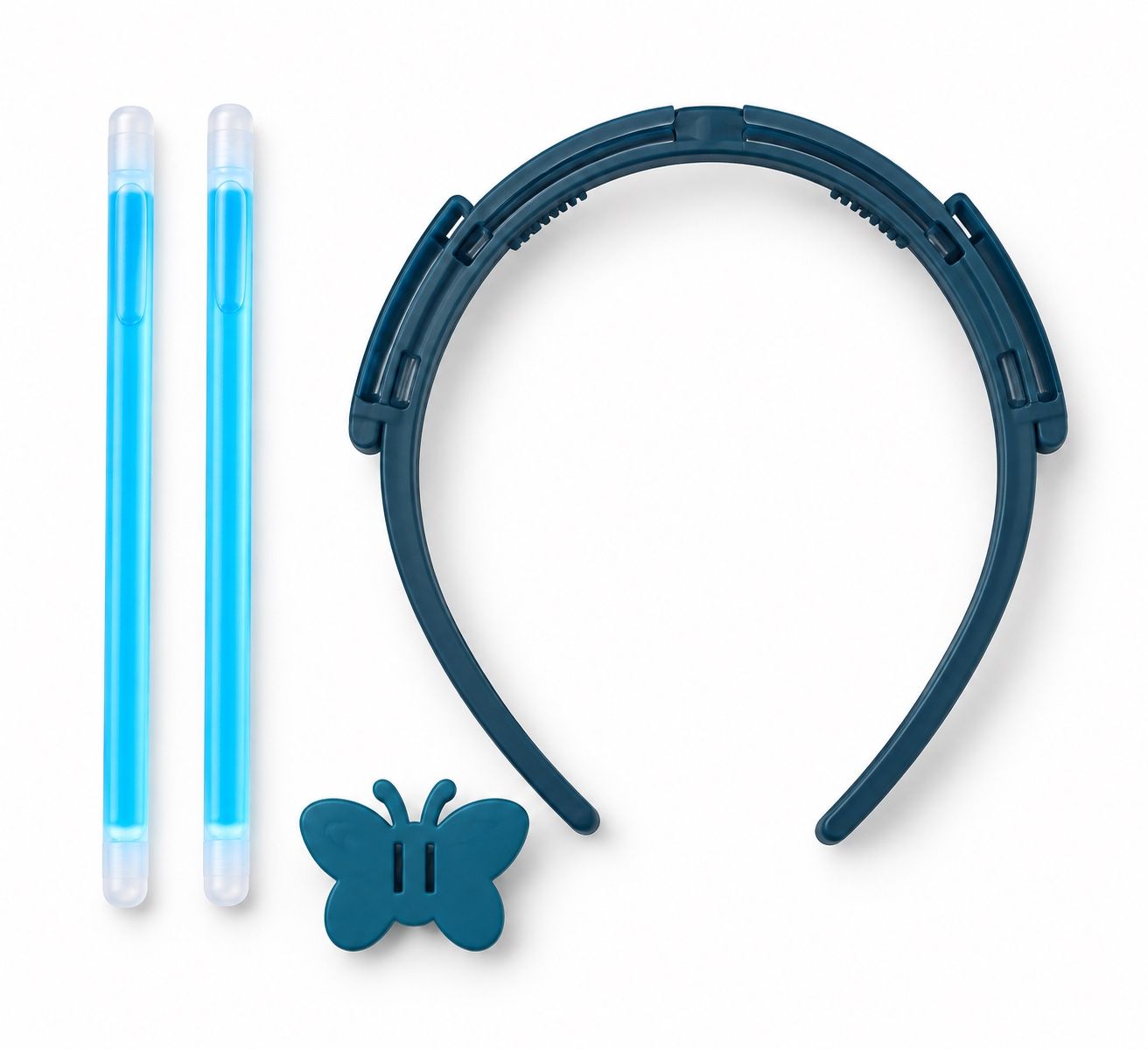 CASALUX Glow Butterfly Headband Kit – Blue