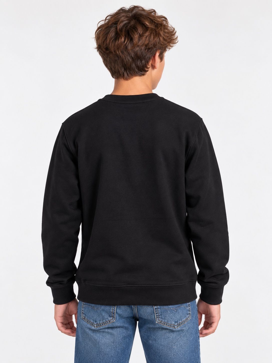 Hybrid Apparel Black Christmas Dinosaur Sweatshirt, photo 2