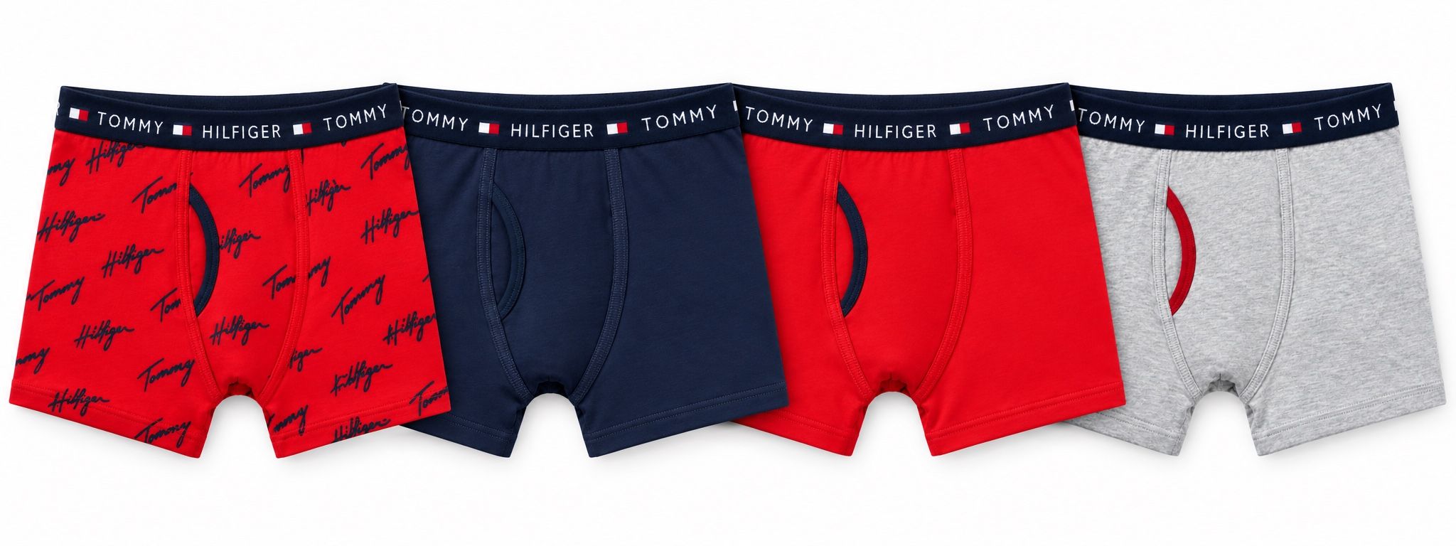 Tommy Hilfiger Boys’ Boxer Briefs 4-Pack
