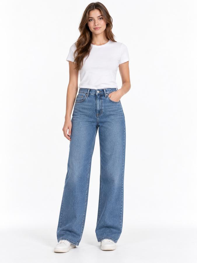 بنطلون جينز نسائي ASOS – أزرق