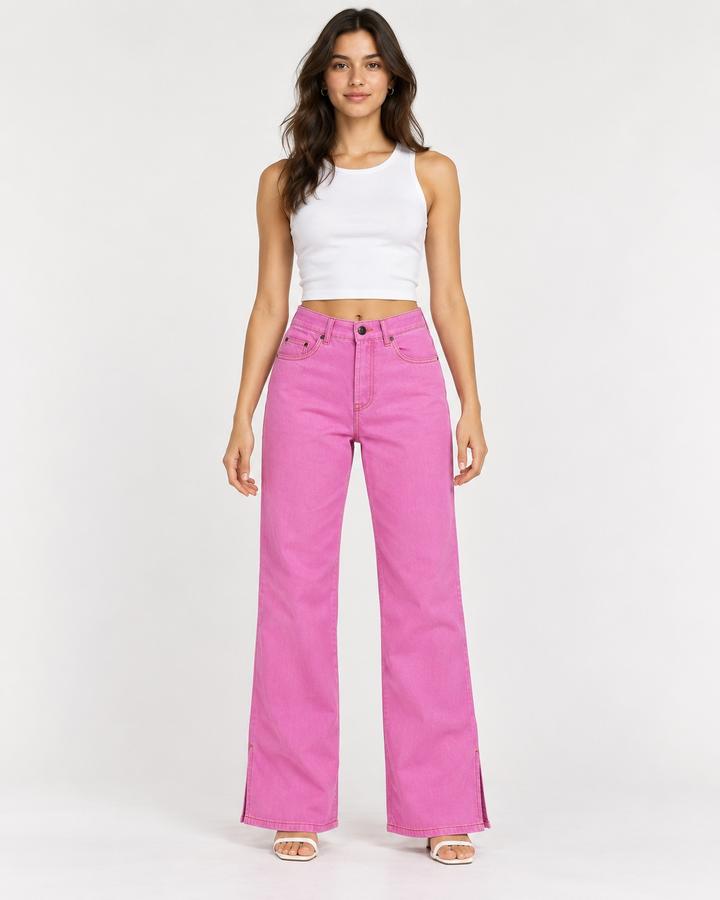 بنطلون جينز نسائي ASOS – زهري