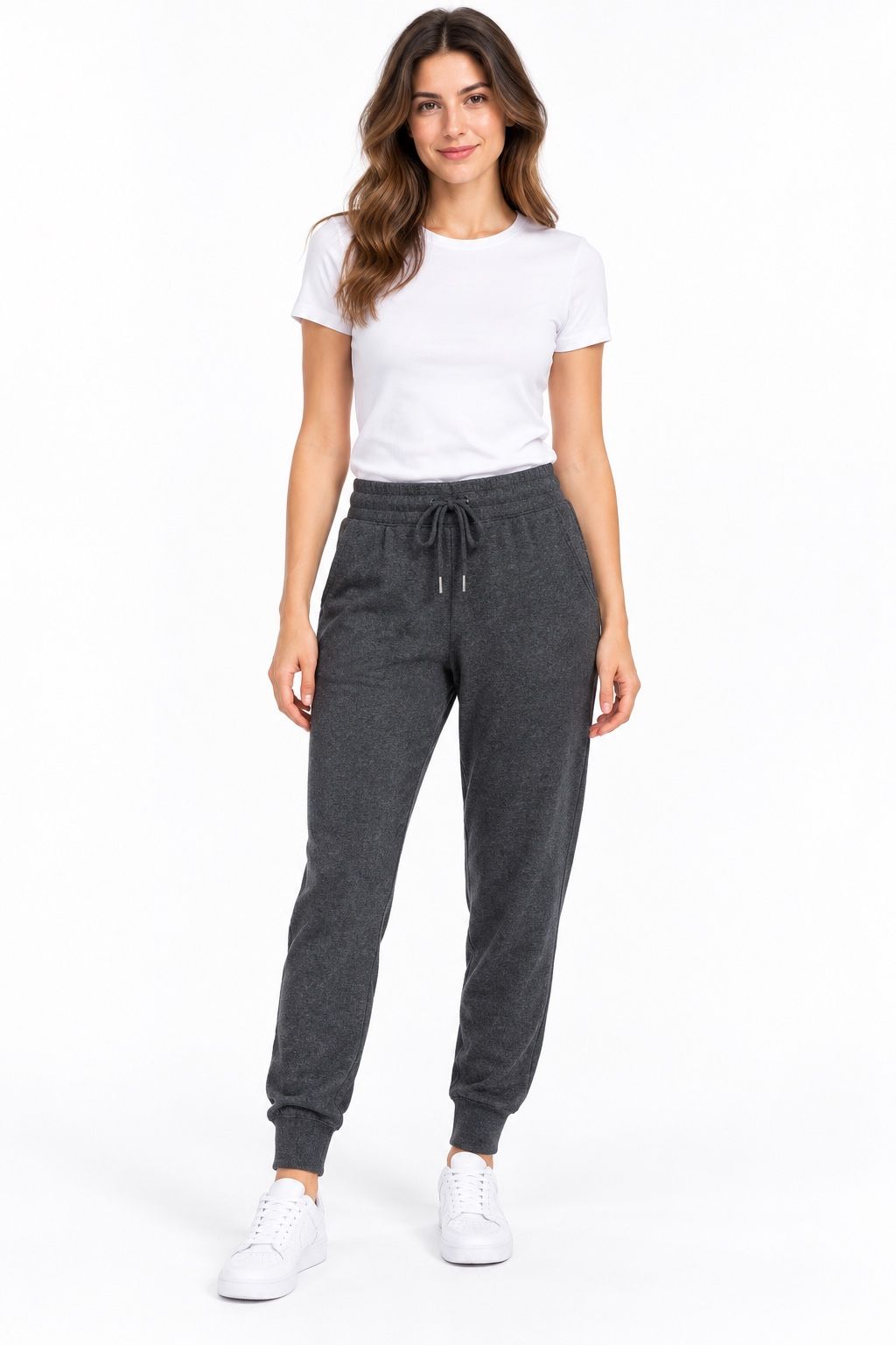 Topshop Charcoal Grey Knit Jogger Pants