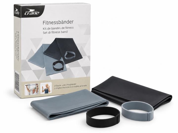 Crane 4-Piece Fitness Resistance Band Set