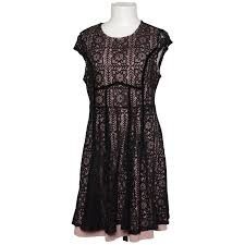 Yessica Black Lace Ribbon Detail Fit-and-Flare Cocktail Dress, photo 2