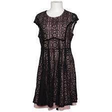 Yessica Black Lace Ribbon Detail Fit-and-Flare Cocktail Dress, photo 2
