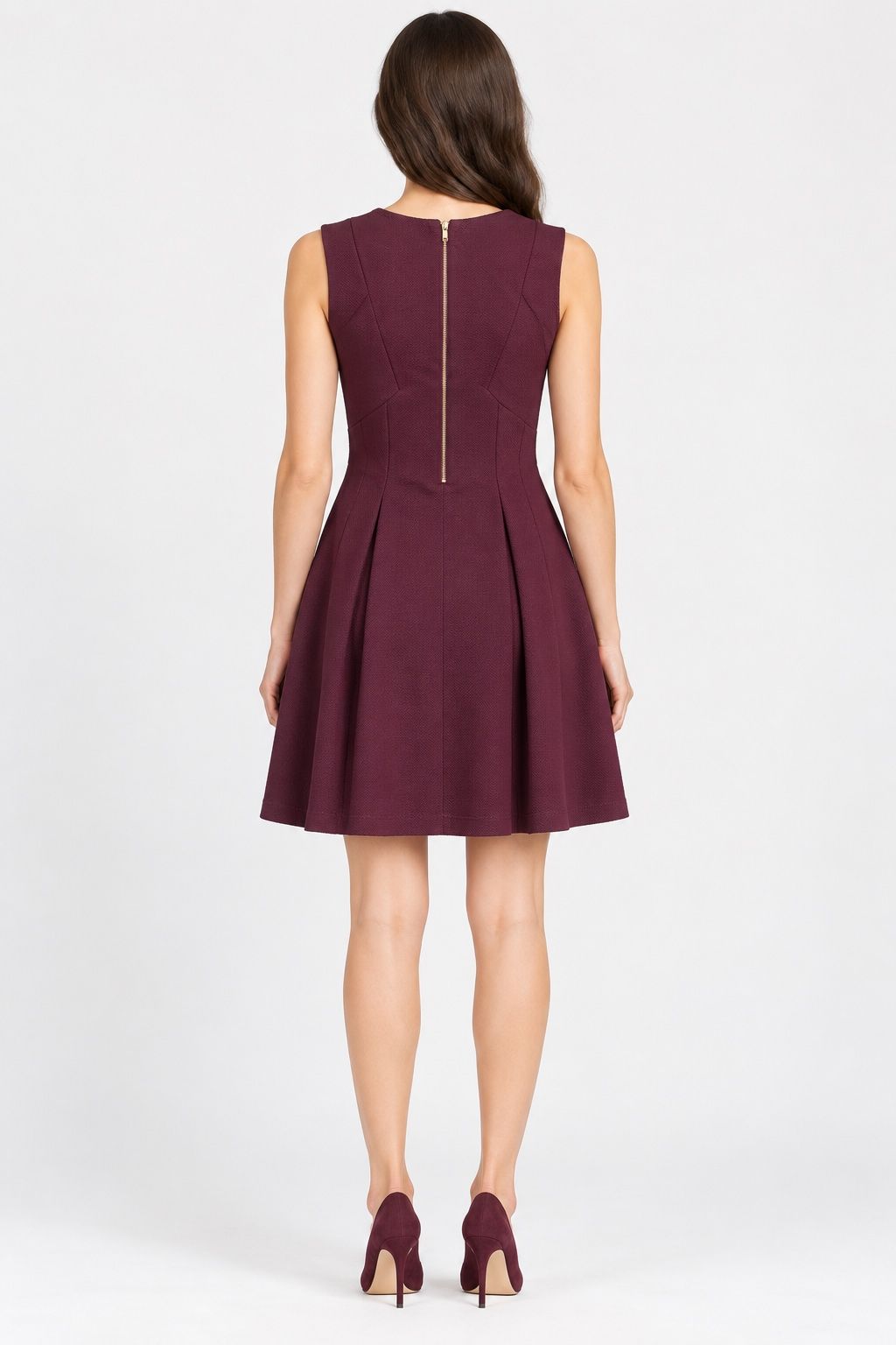 Pimkie Collection Plum Sleeveless A-Line Dress, photo 2