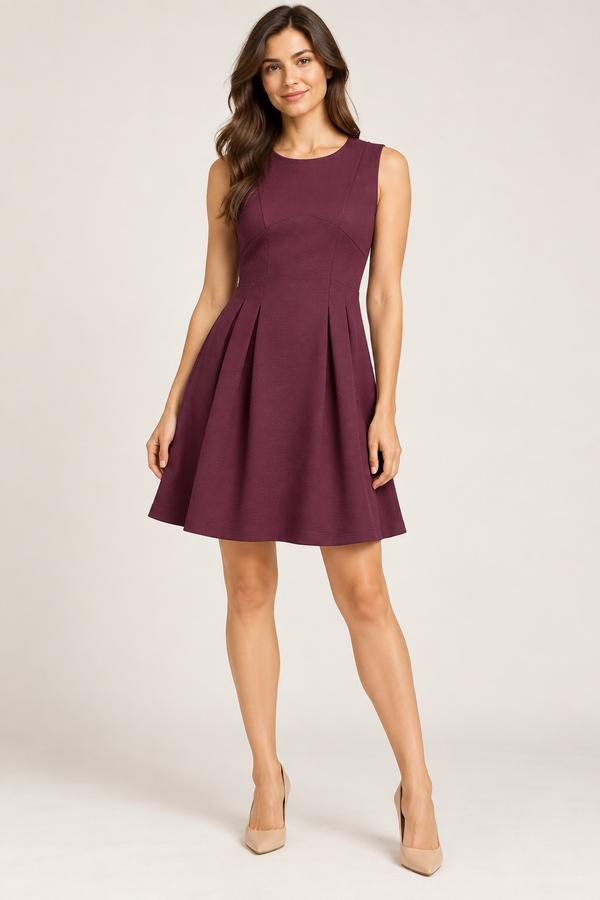 Pimkie Collection Plum Sleeveless A-Line Dress