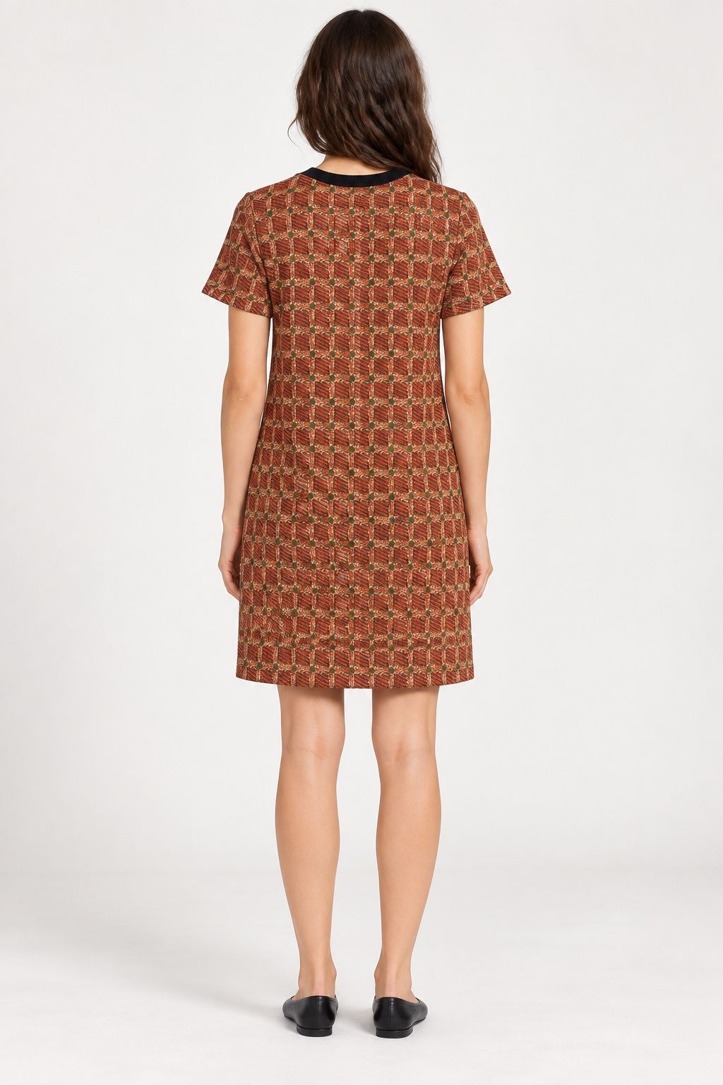 Zara Trafaluc Geometric Print Short-Sleeve Dress, photo 2