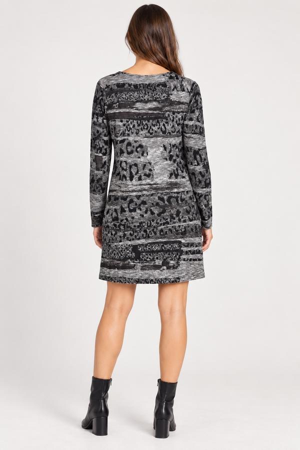 Desigual Graphic Print Long-Sleeve Dress, photo 2