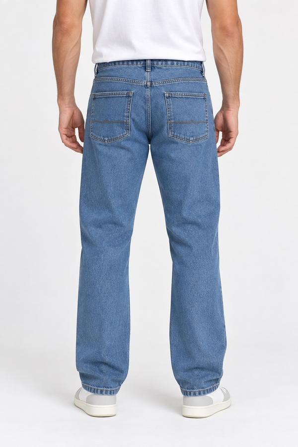 ASOS Design Men’s Mid-Wash Straight-Leg Jeans, photo 2