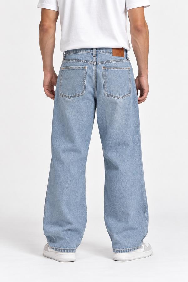 ASOS Design Baggy Light-Wash Distressed Jeans, photo 2