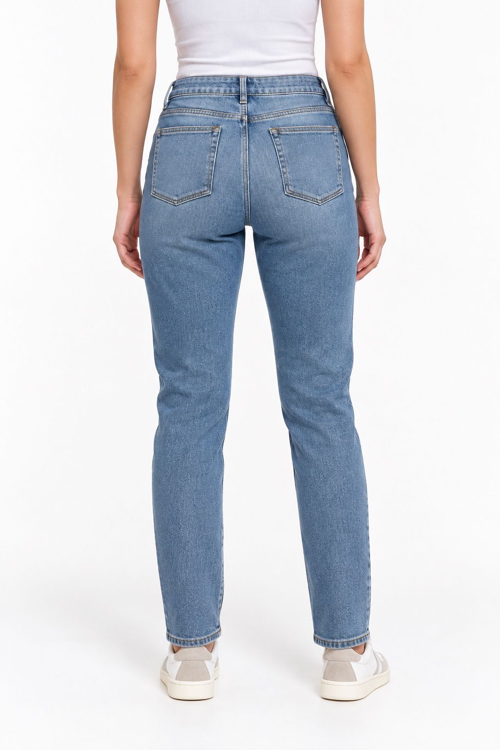 ASOS DESIGN Mid-Wash Distressed Slim Jeans, photo 2