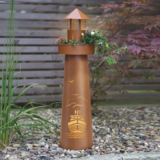 LED lighthouse with planting ring from garida