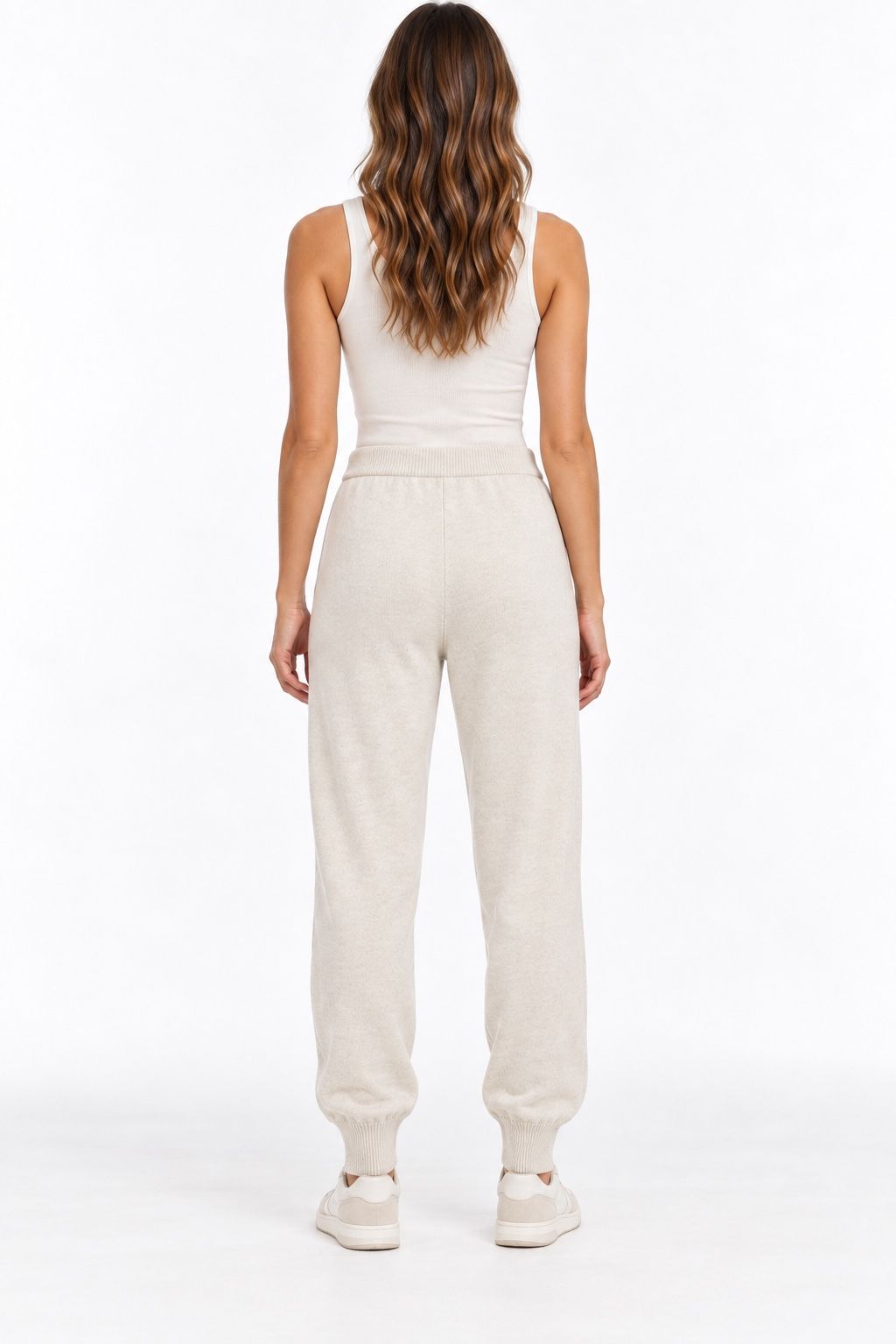 Accessorize London Cream Knitted Jogger Pants, photo 2