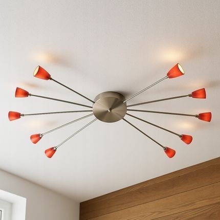 Kasungu Ceiling Chandelier Spot Red/Silver, photo 2