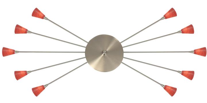 Kasungu Ceiling Chandelier Spot Red/Silver