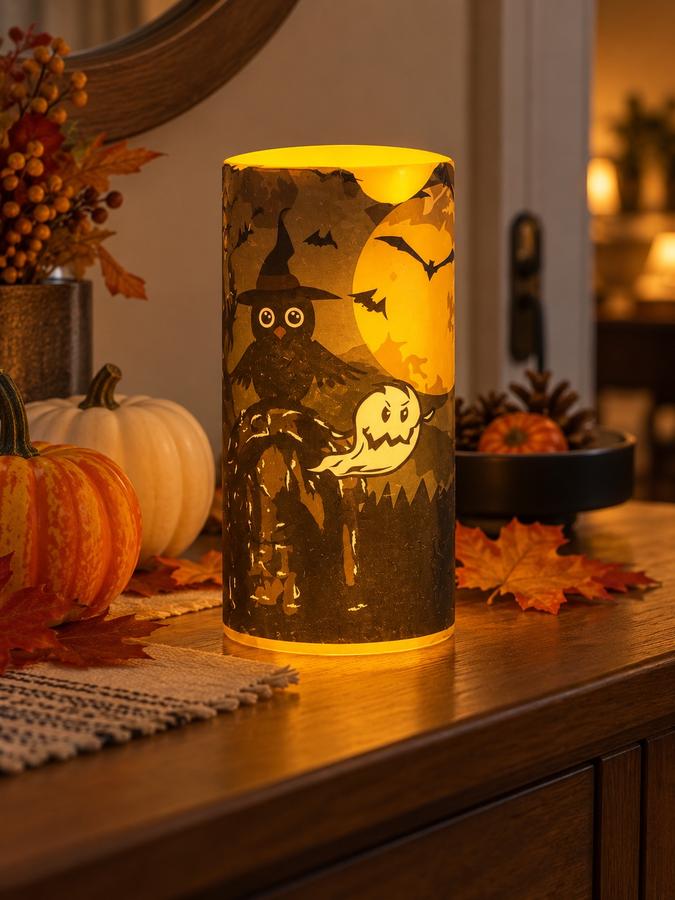 Battery-Operated Halloween LED Lantern, photo 2