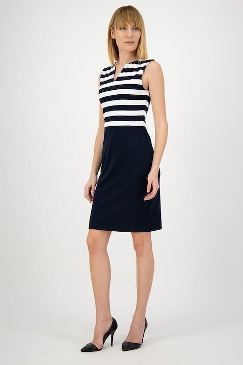 Esprit Striped mini dress, Navy/White, S, photo 2