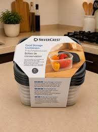 SilverCrest Food Storage Containers (Set of 4, 2.5L Each)