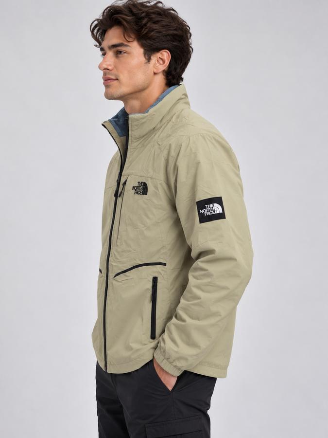 The North Face Men’s Black Jacket with Blue Fleece Lining, photo 2