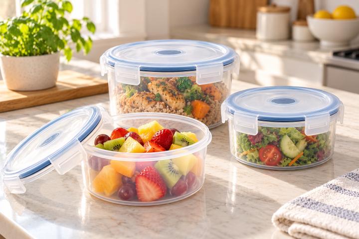 Spice & Soul 3-Piece Microwaveable Food Container Set, photo 2