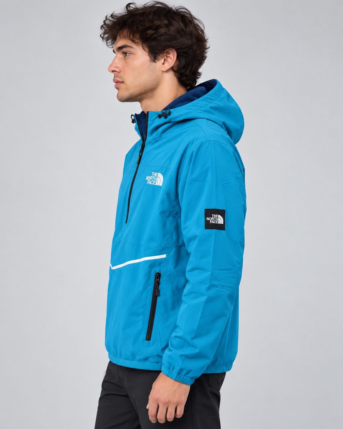 The North Face Turquoise Hooded Pullover Jacket, photo 2