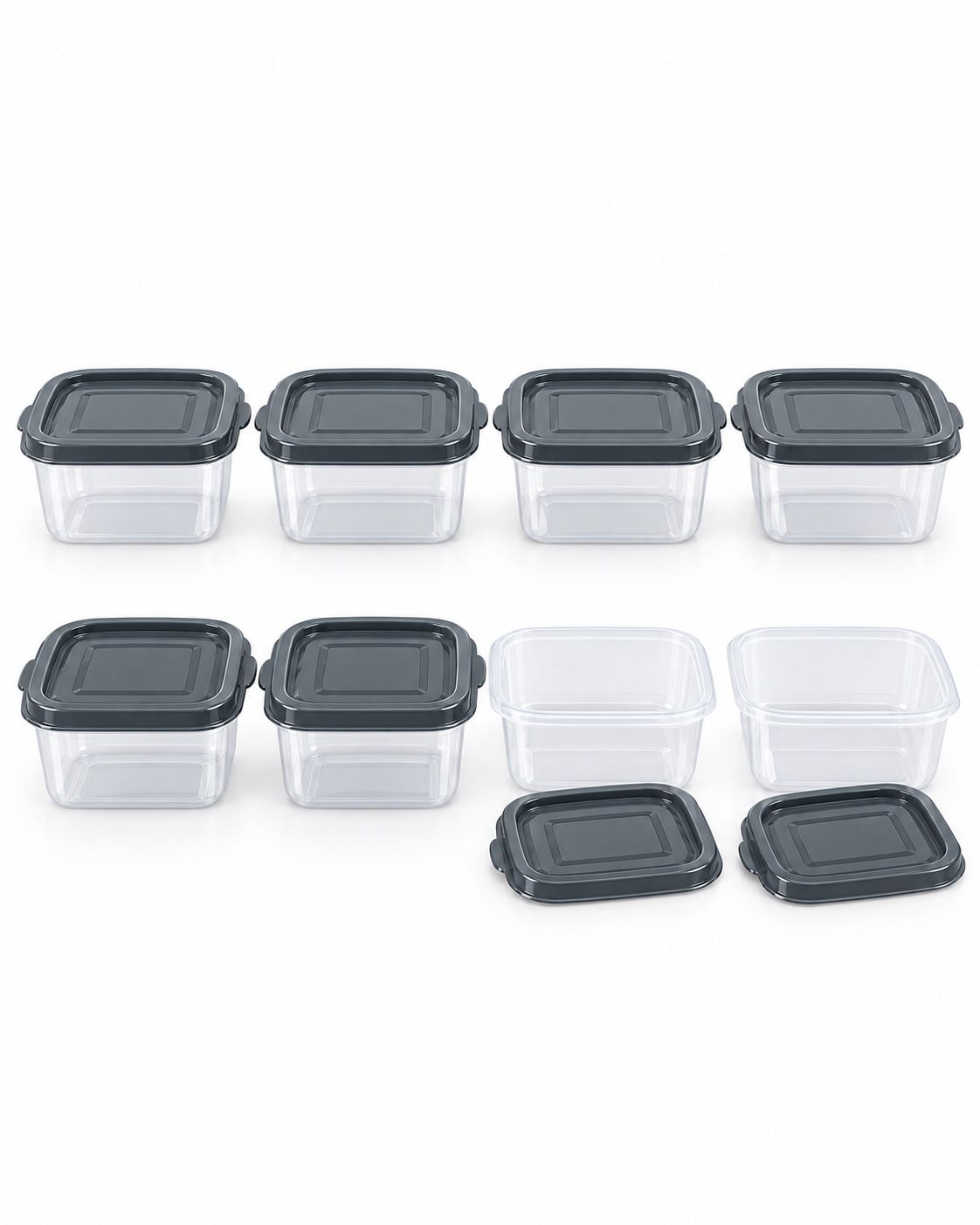 SilverCrest 8-Piece Food Storage Container Set with Lids