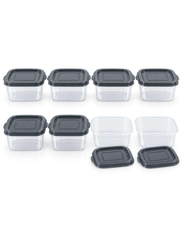 SilverCrest 8-Piece Food Storage Container Set with Lids