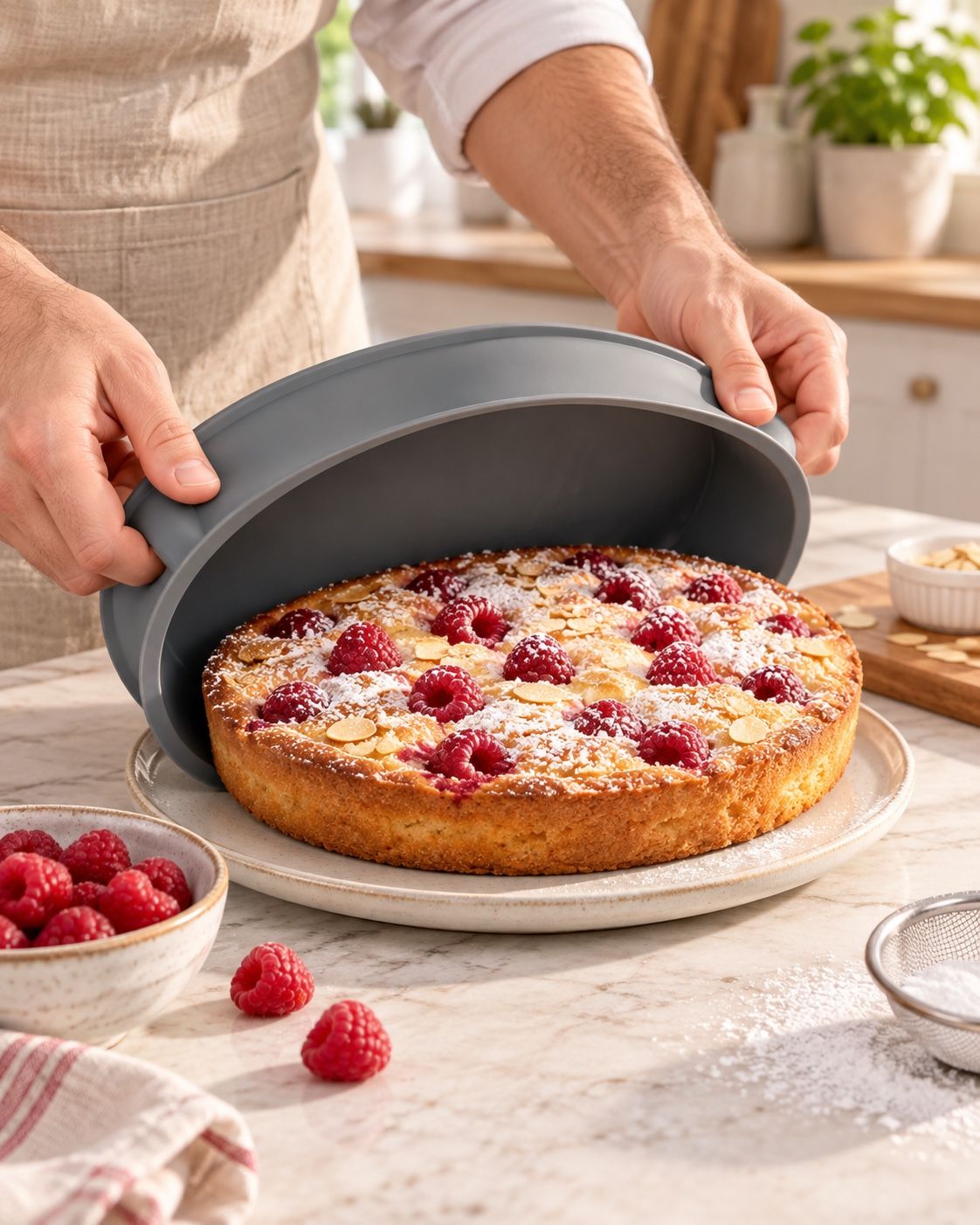 SilverCrest Round Silicone Pie Mould, photo 2