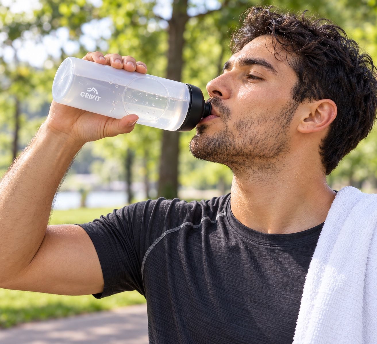 CRIVIT 700ml Sports Water Bottle