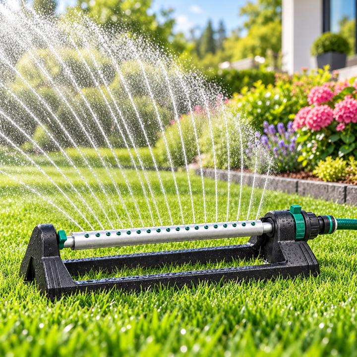 Gardenline Oscillating Lawn Sprinkler – 18 Nozzles, photo 2