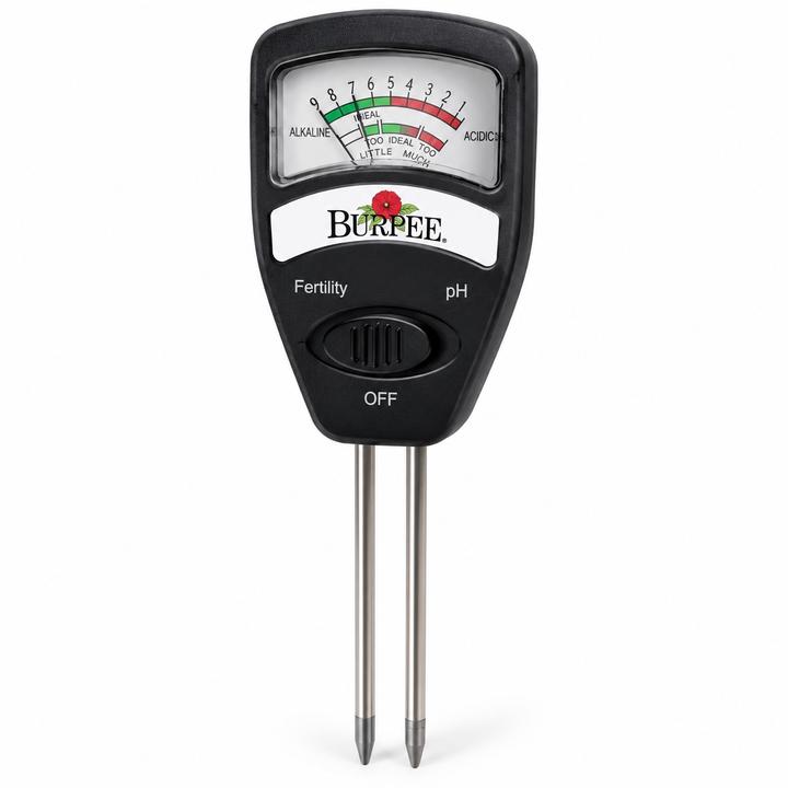 Burpee 2-in-1 Electronic Soil pH & Fertility Tester